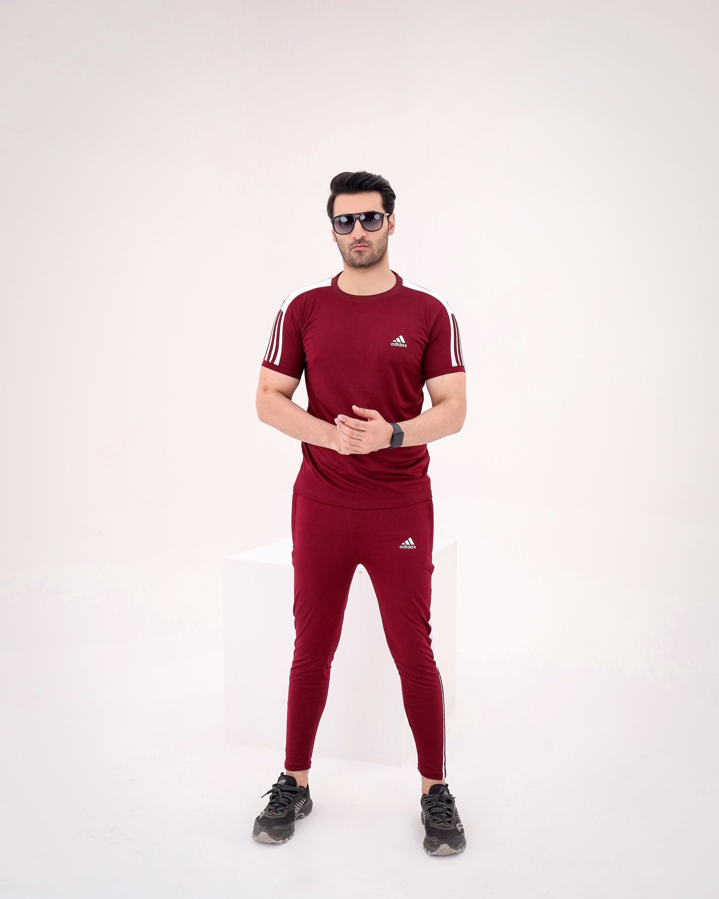 Premium Maroon-Tracksuit