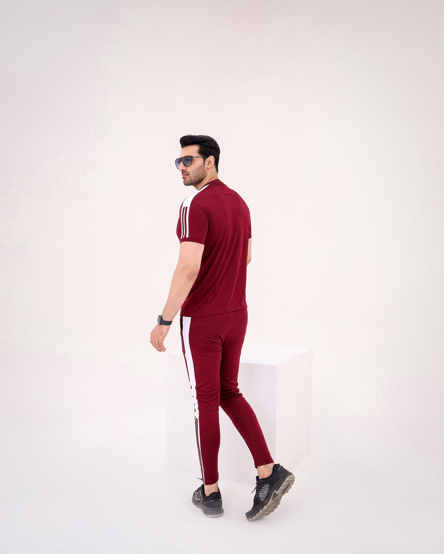 Premium Maroon-Tracksuit