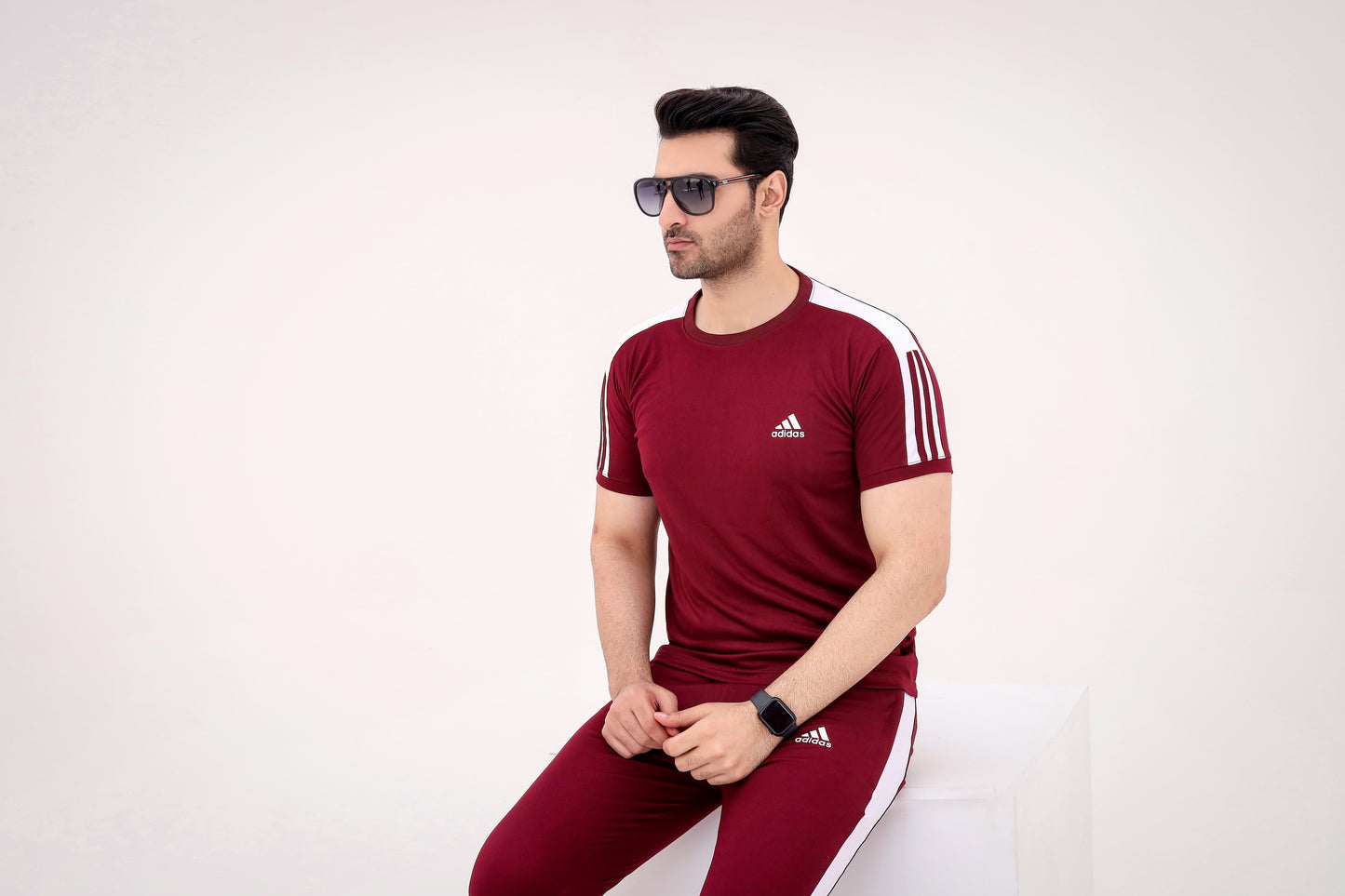 Premium Maroon-Tracksuit