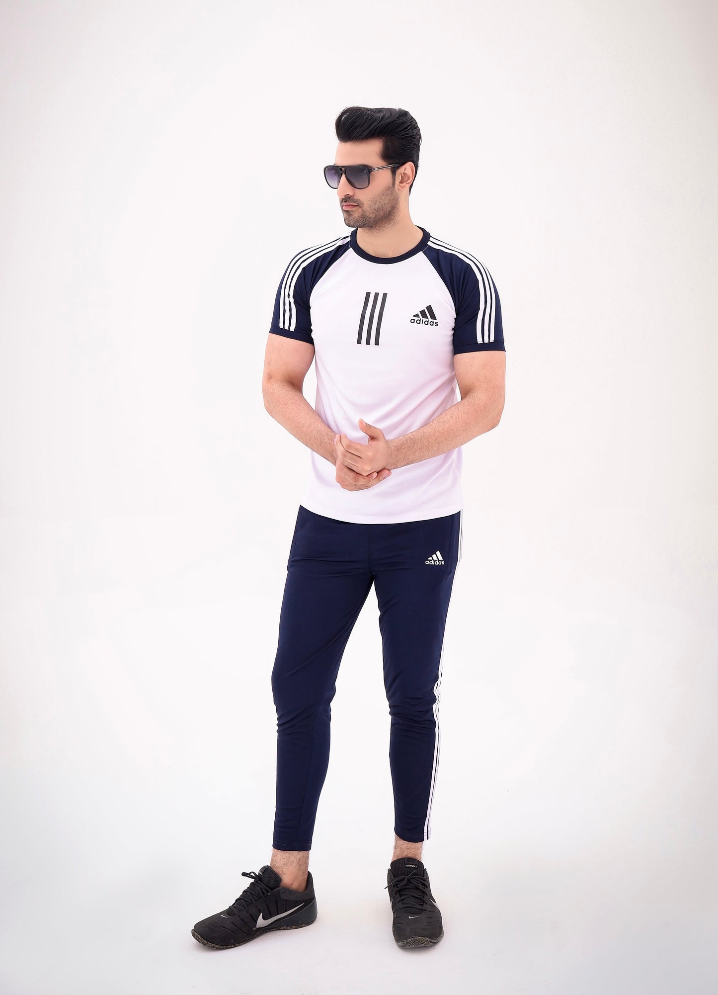 Signature Navy&White-Tracksuit