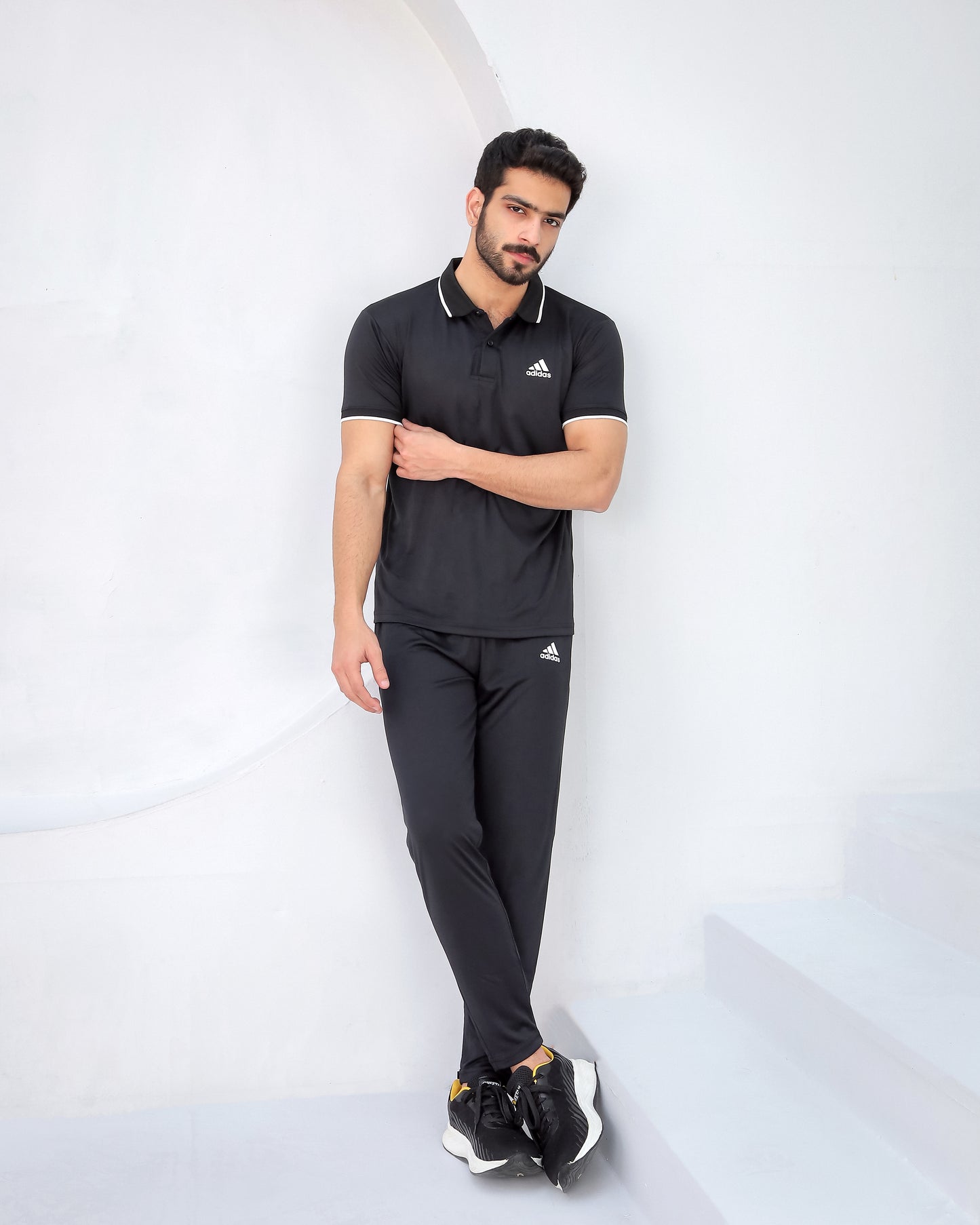 Tipped Black-Tracksuit