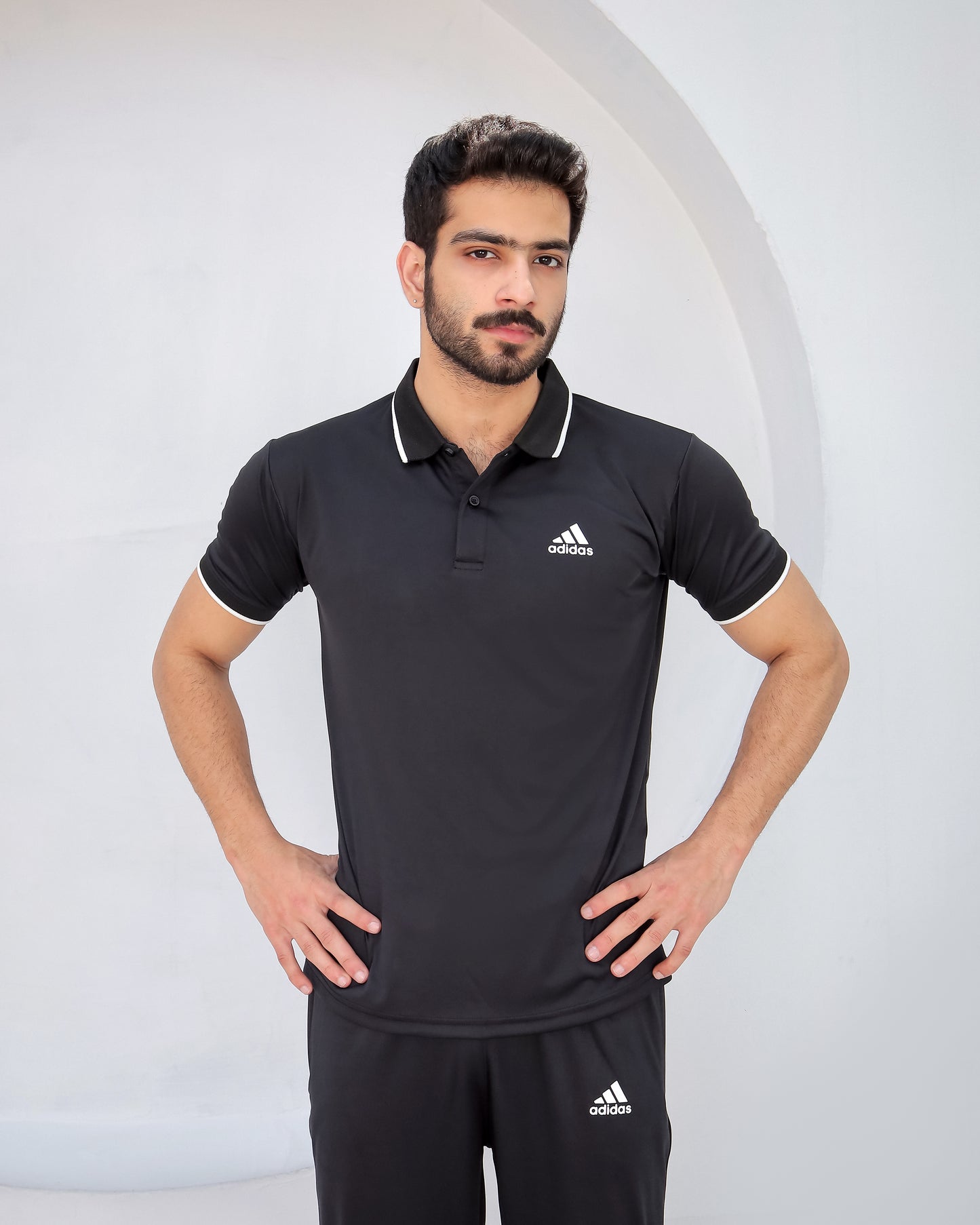Tipped Black-Tracksuit