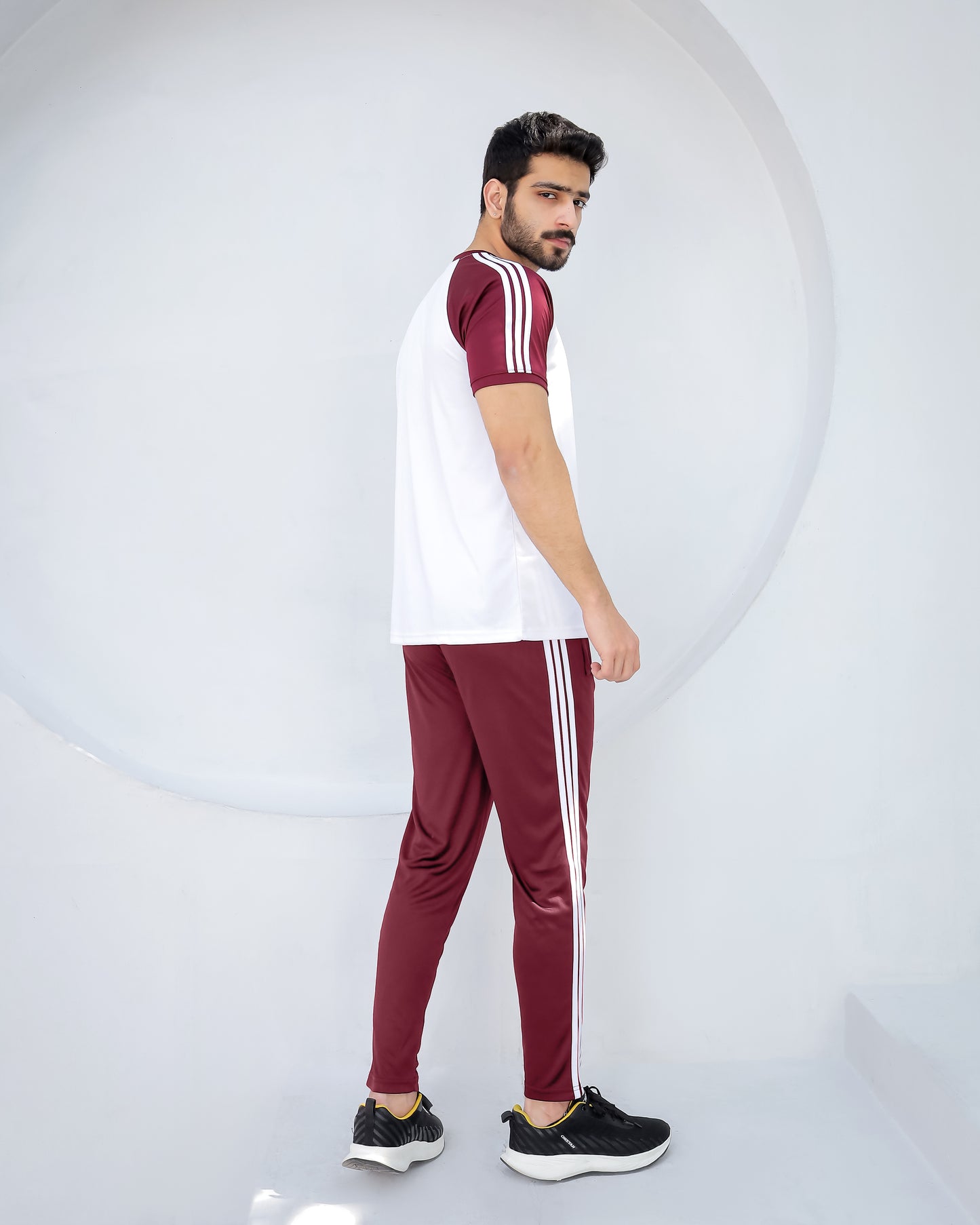Signature Burgundy- Tracksuit