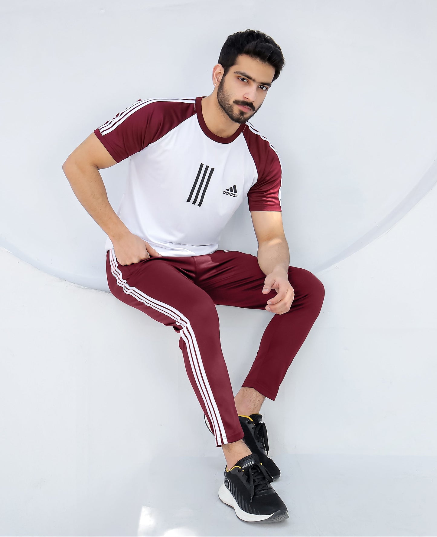 Signature Burgundy- Tracksuit