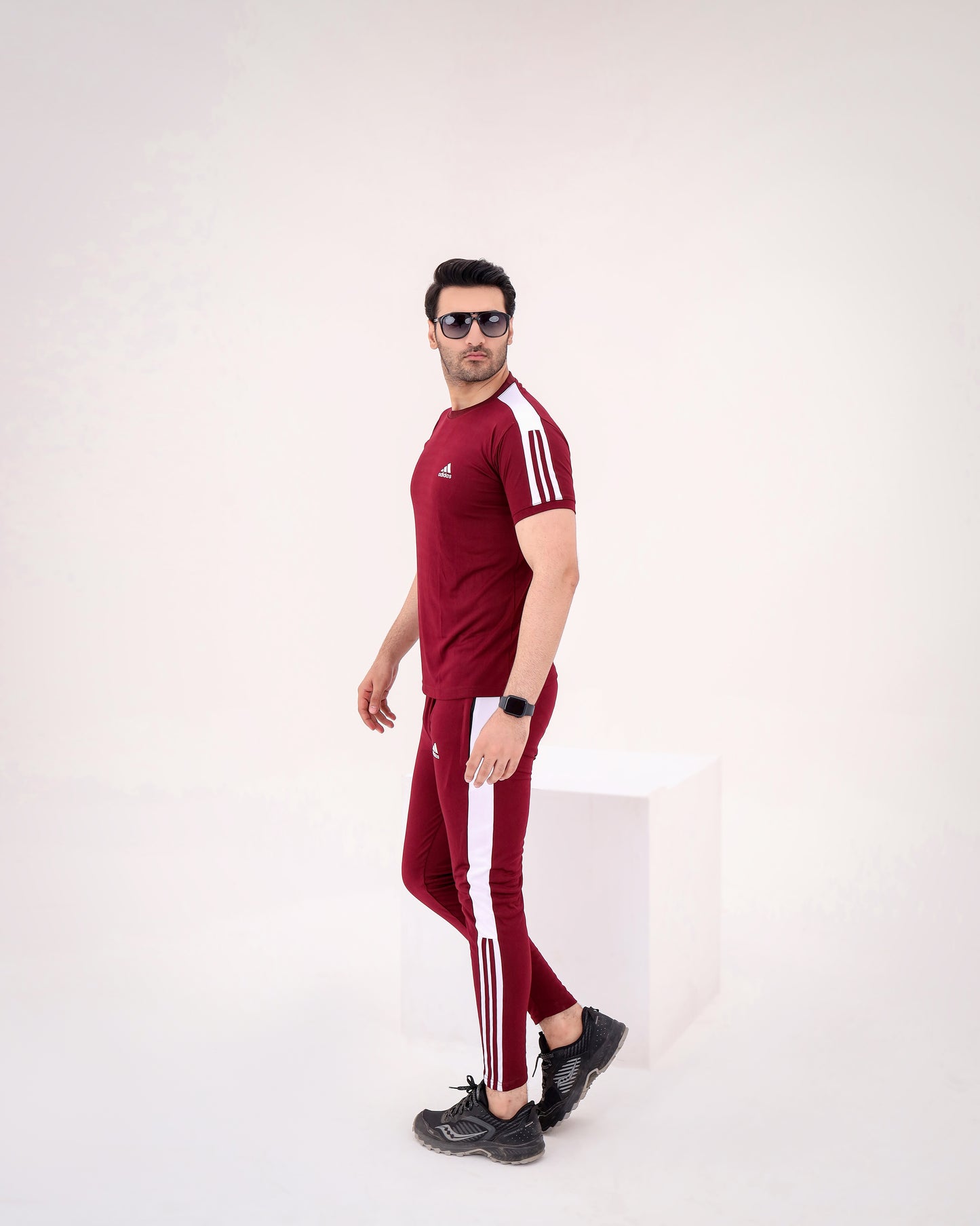 Premium Maroon-Tracksuit