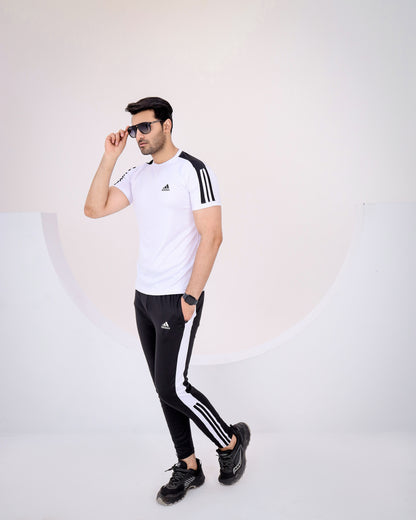 Premium White-Tracksuit