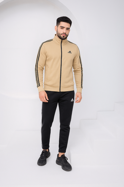 Tan Stripe - Winter Tracksuit
