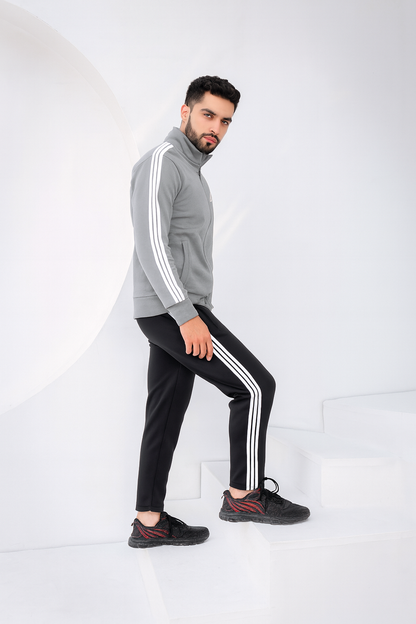 Grey Stripe - Winter Tracksuit