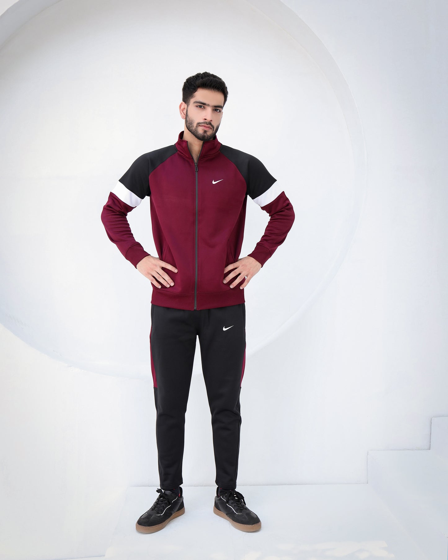 Vortex Maroon-Winter Tracksuit