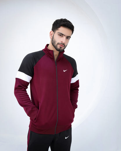 Vortex Maroon-Winter Tracksuit