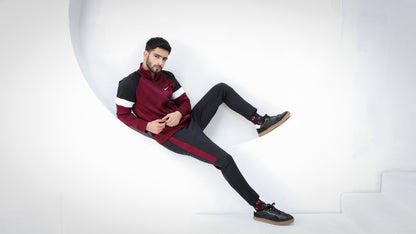 Vortex Maroon-Winter Tracksuit