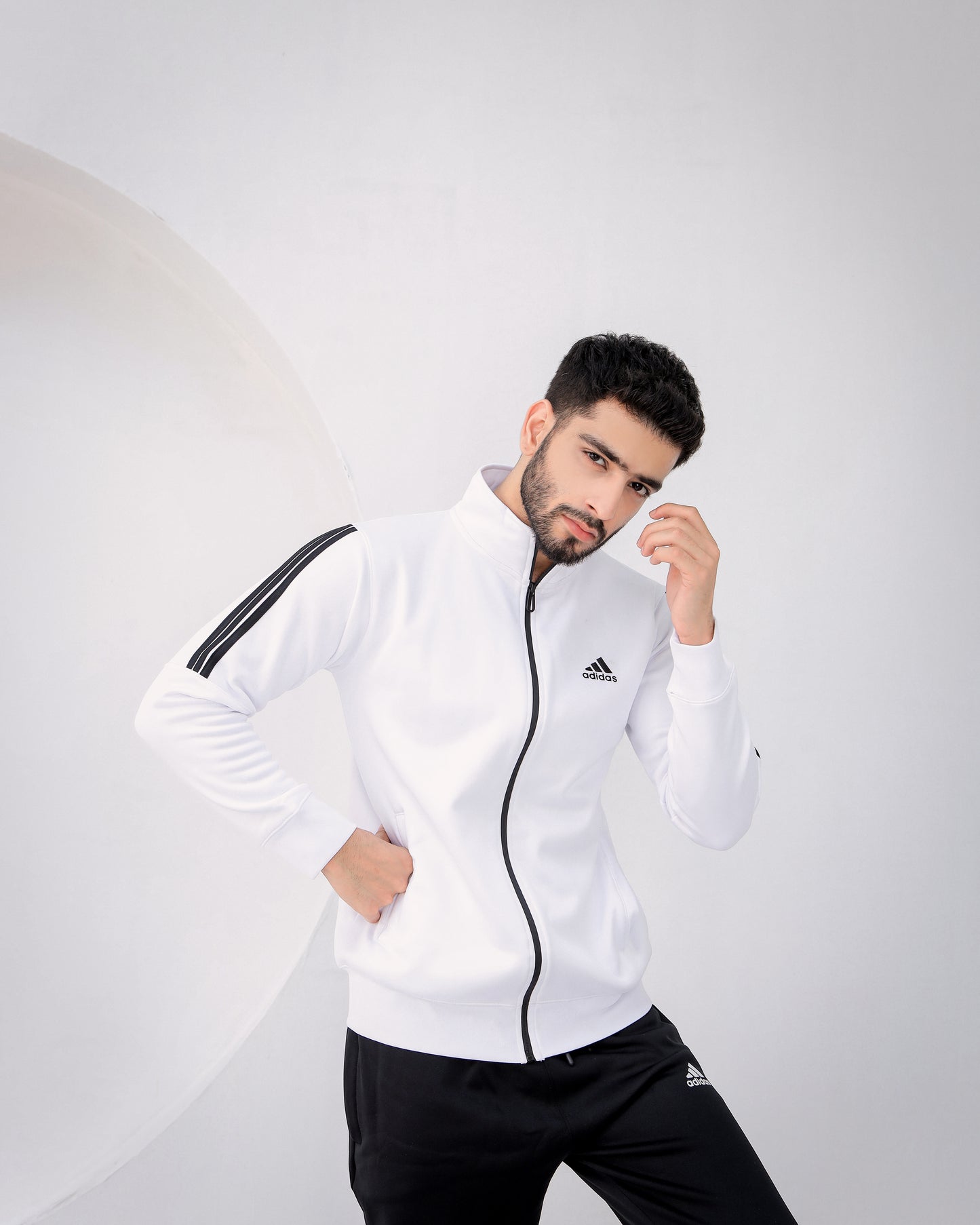 White Stripe-Winter Tracksuit