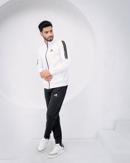 White Stripe-Winter Tracksuit