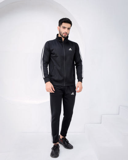 Black Stripe-Winter Tracksuit