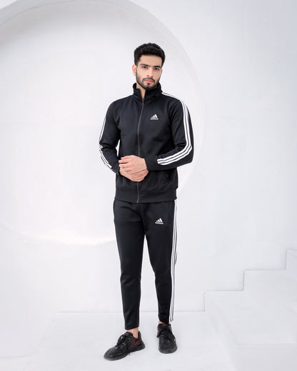 Black Stripe-Winter Tracksuit