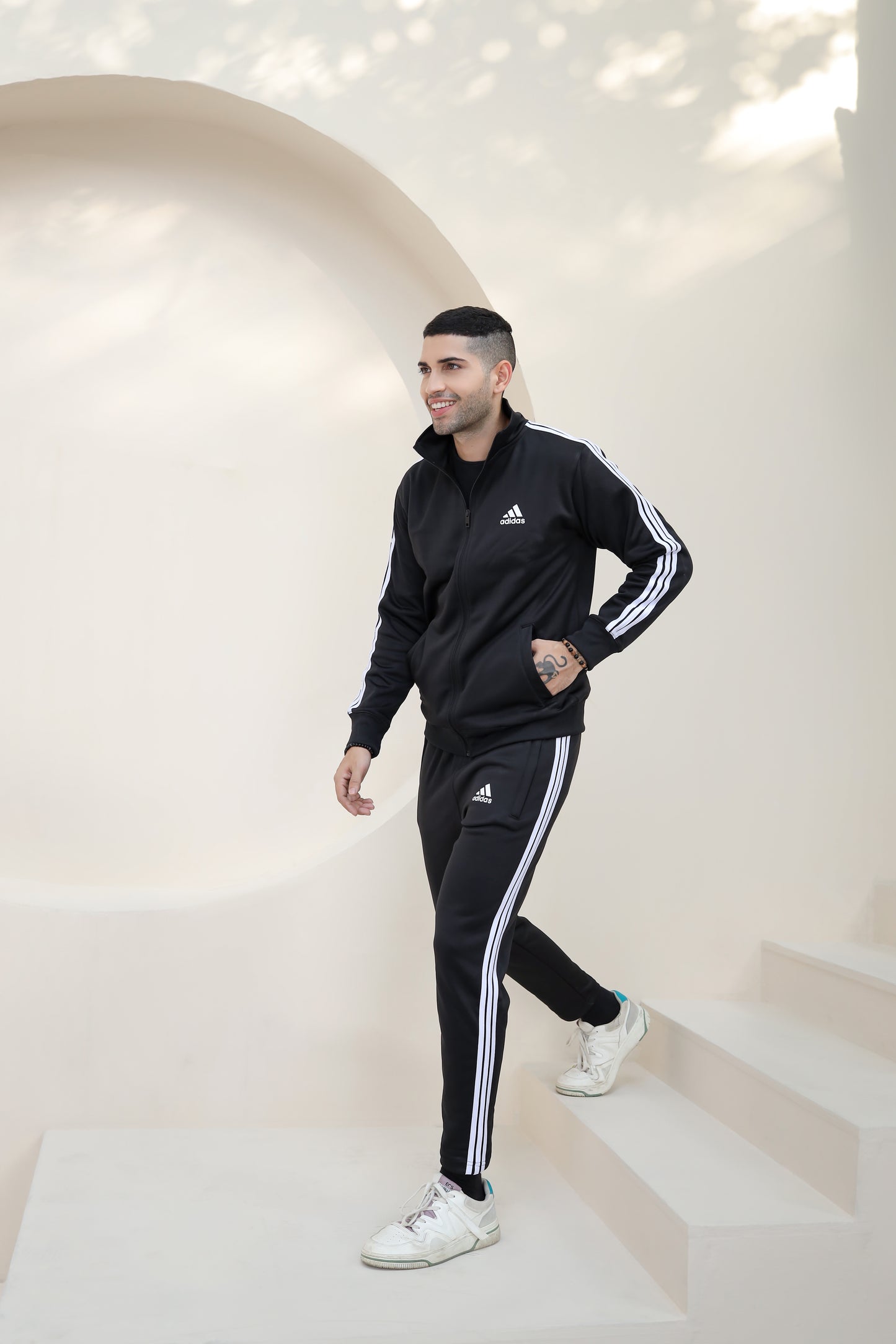 BLACK STRIPE TRACKSUIT