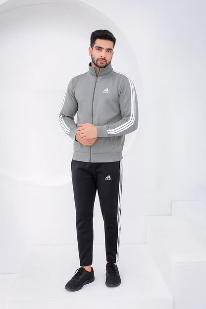 Grey Stripe - Winter Tracksuit
