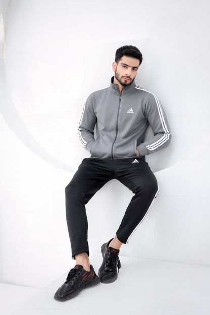 Grey Stripe - Winter Tracksuit