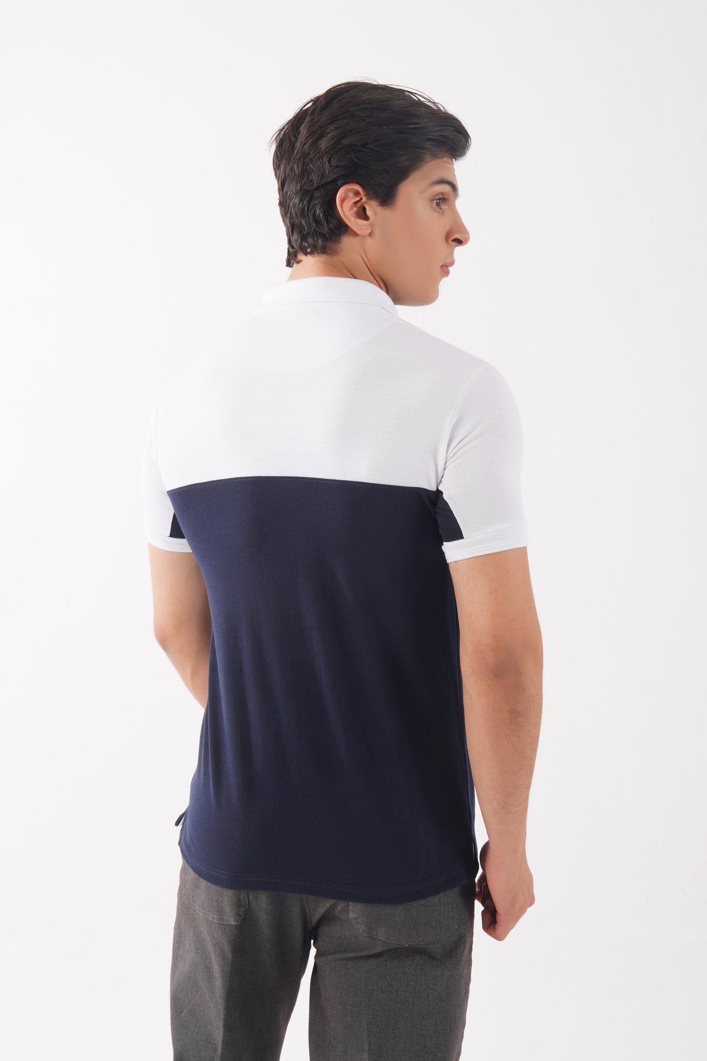 Apex Navy/White Polo