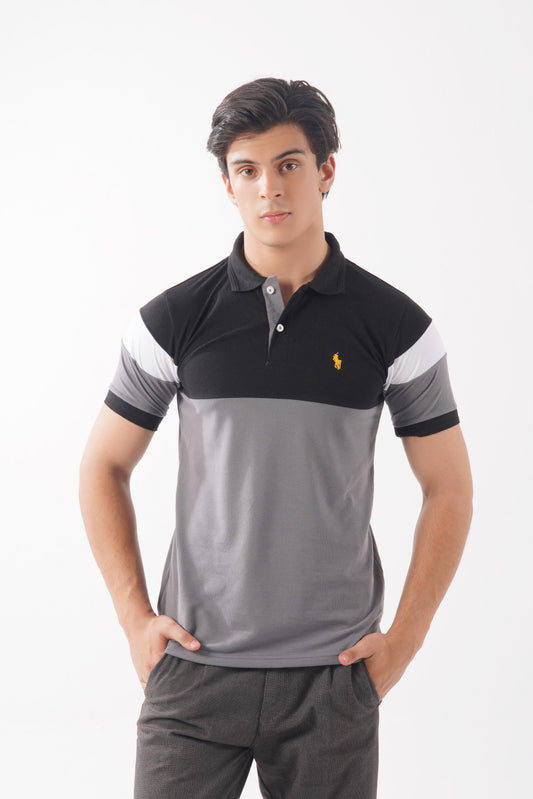 Radiant Grey/Black Polo