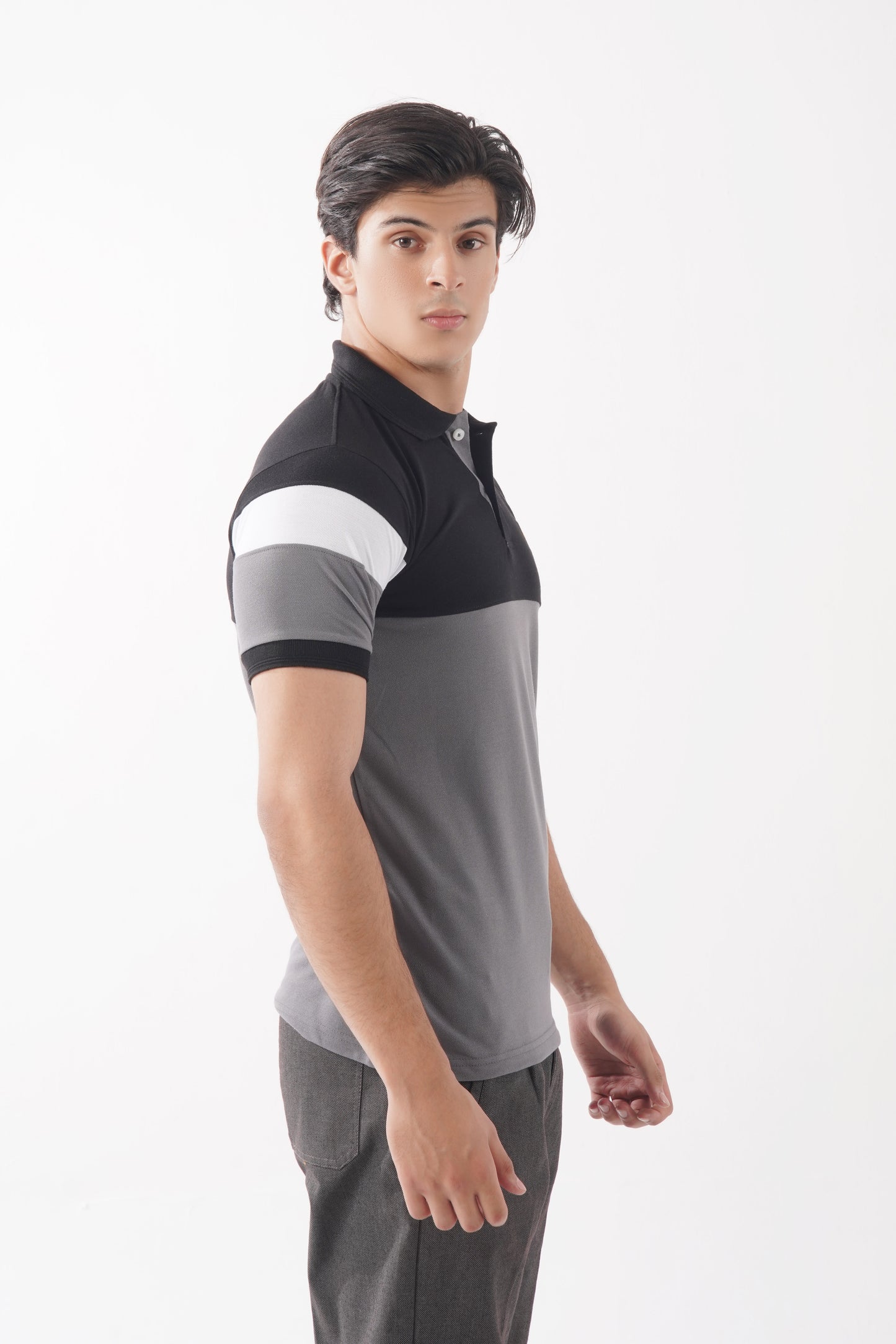 Radiant Grey/Black Polo