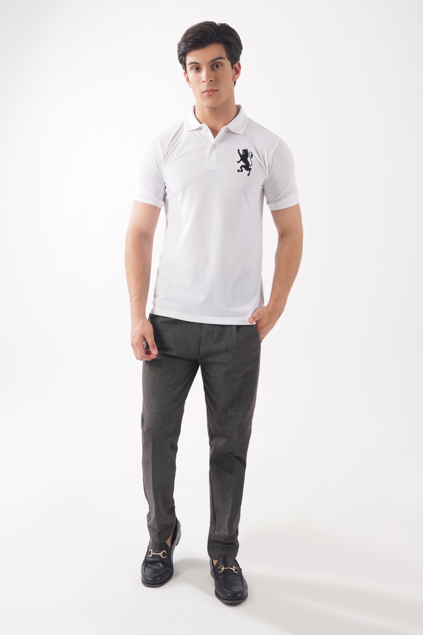 White Basic Polo