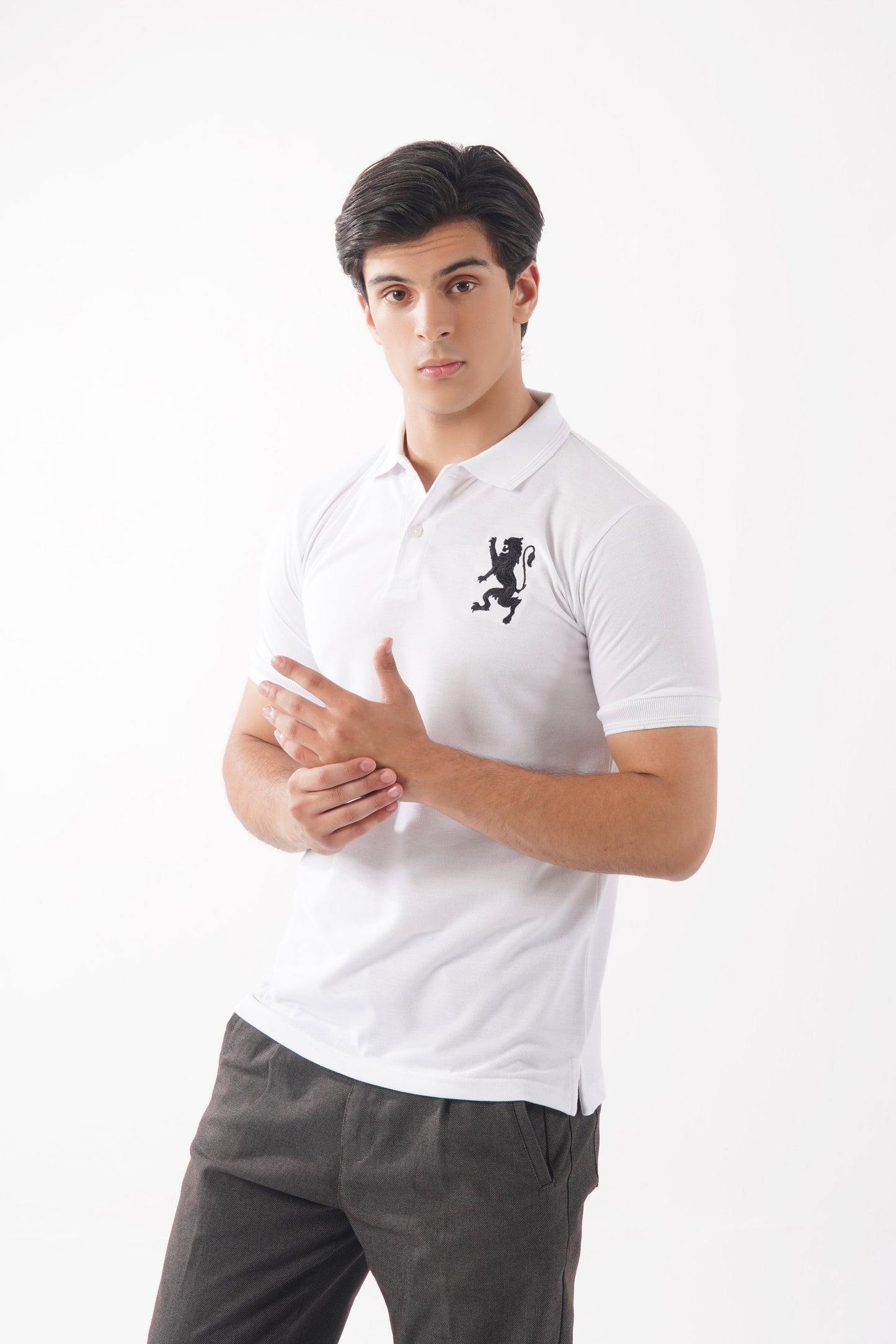 White Basic Polo