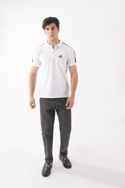 Signature White Polo