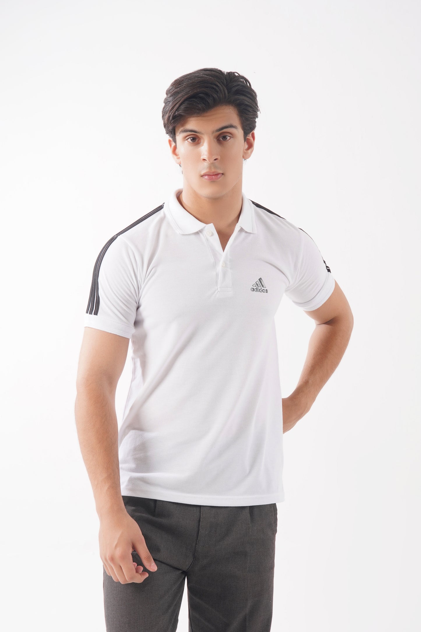 Signature White Polo