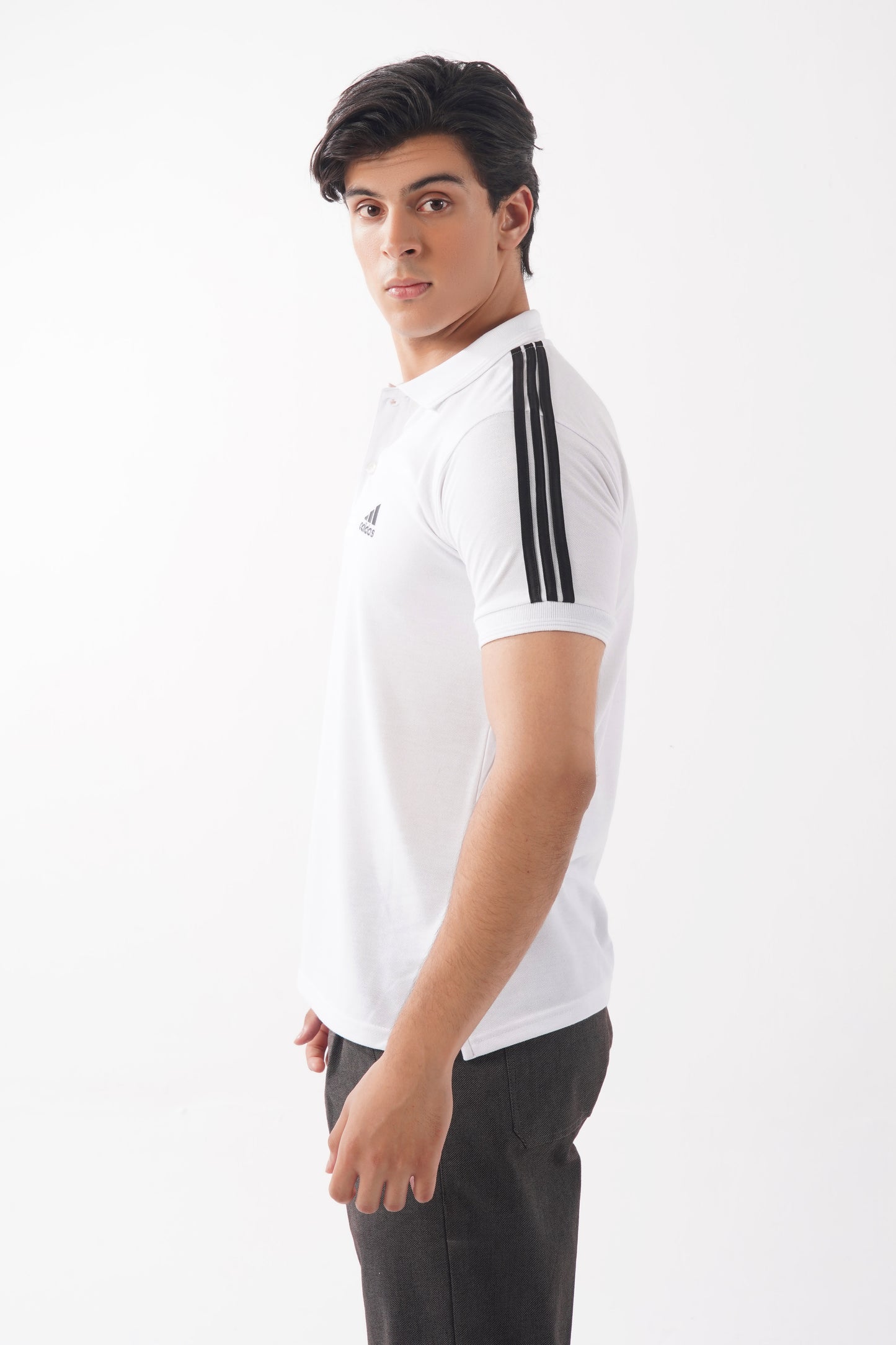 Signature White Polo