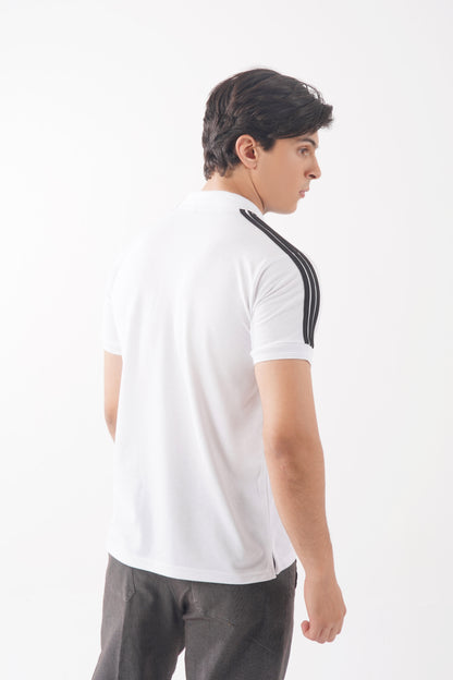 Signature White Polo