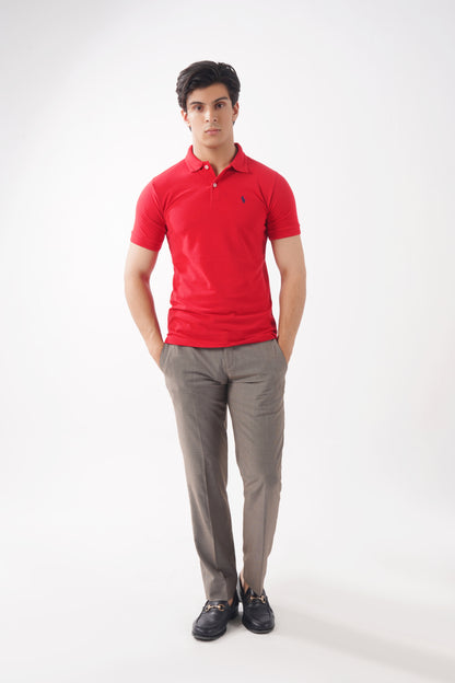 Premium Red Polo