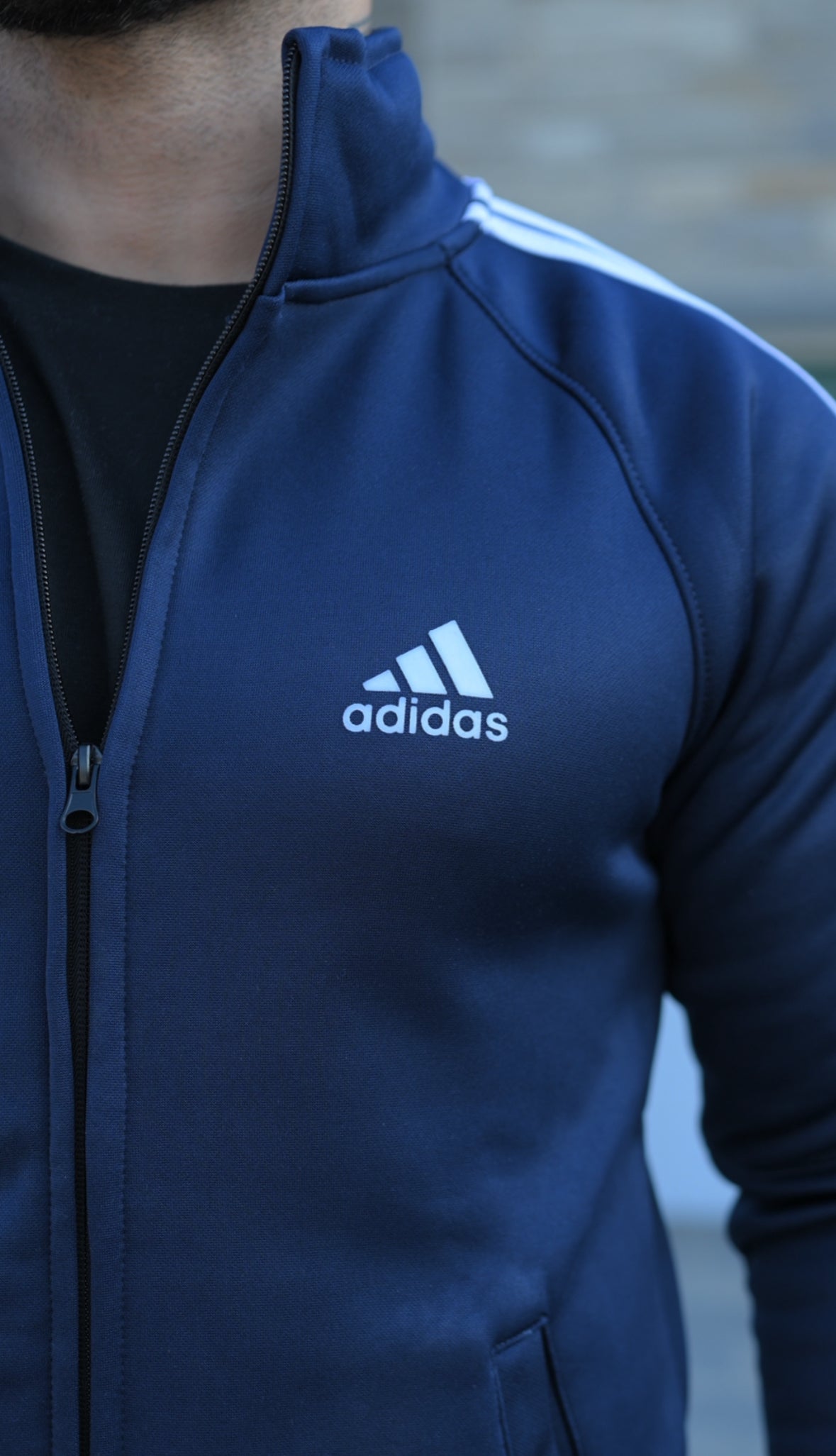 Navy Half-Stripe Upper