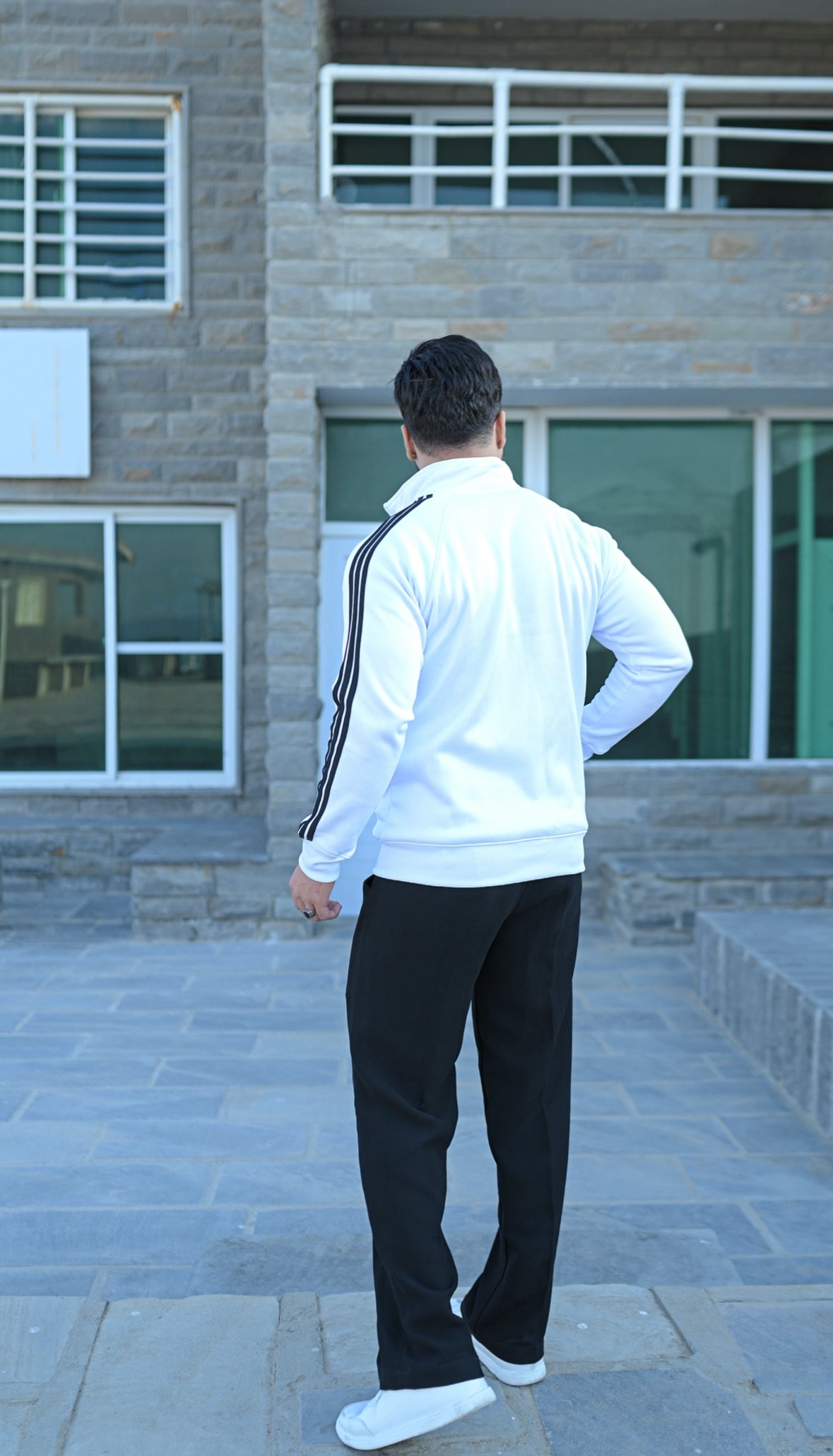 White Full-Stripe Upper