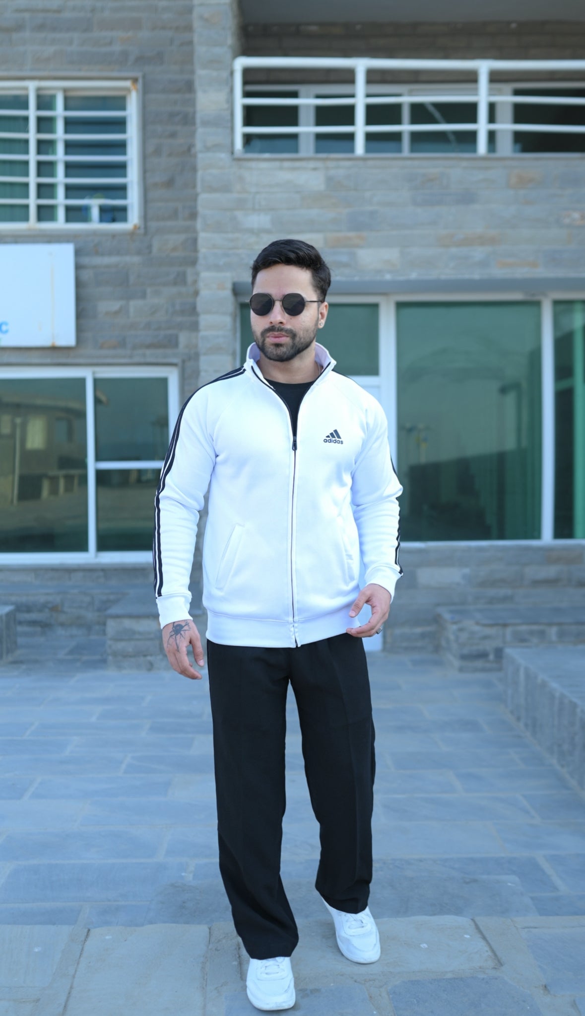 White Full-Stripe Upper