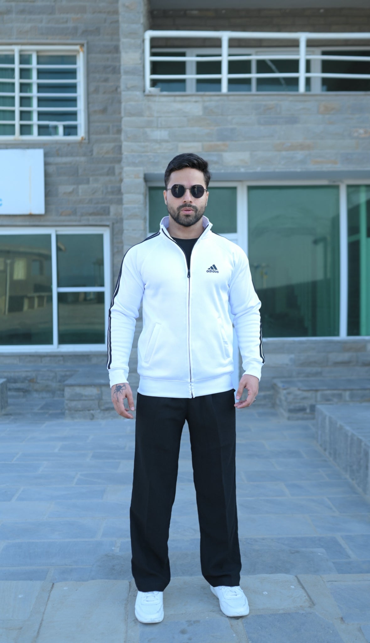 White Full-Stripe Upper