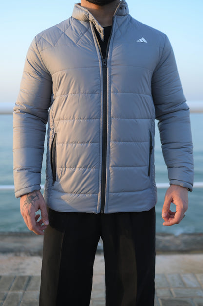Grey Puffer Jacket
