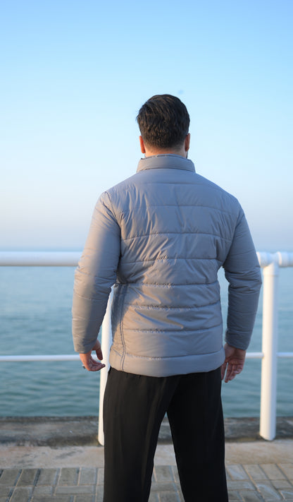 Grey Puffer Jacket