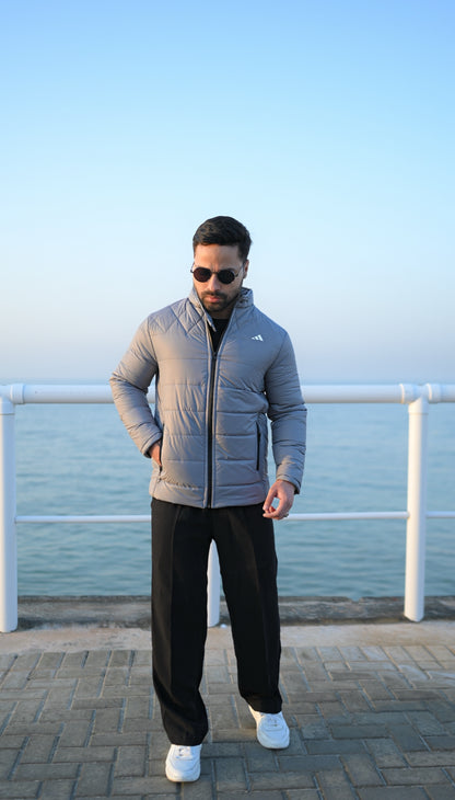 Grey Puffer Jacket