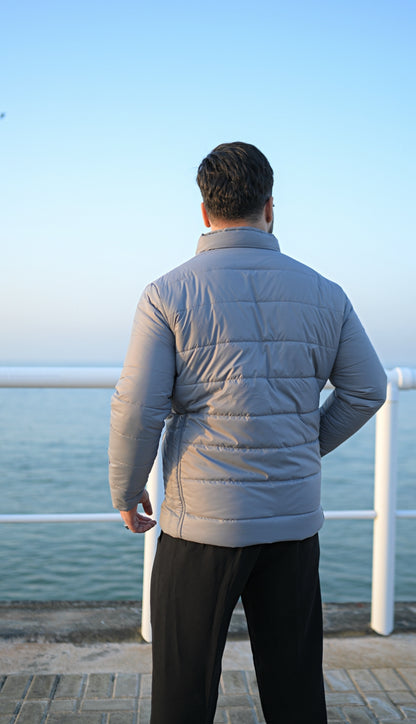 Grey Puffer Jacket