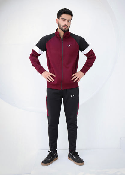 Vortex Maroon-Winter Tracksuit