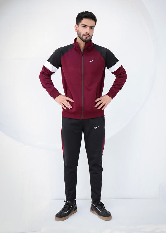 Vortex Maroon-Winter Tracksuit