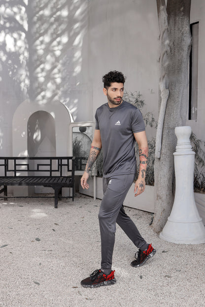 Addi Grey Back Tri-line(Tracksuit)