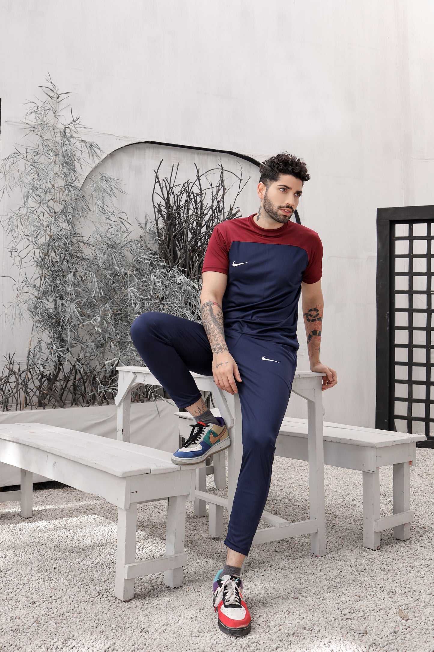 Navy & Maroon(Tracksuit)